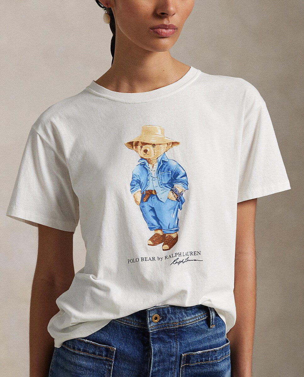 Camiseta Ralph Lauren | Bear com Chapéu