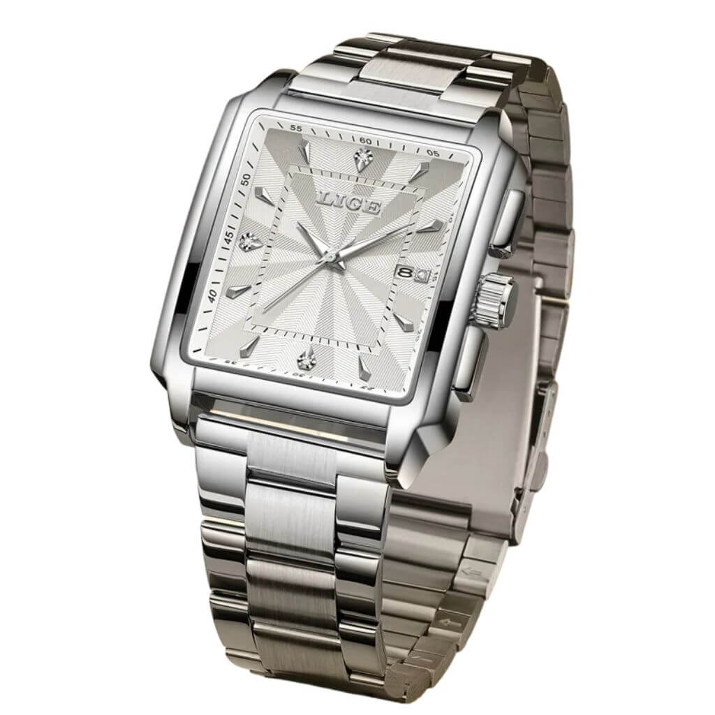 Relógio Masculino de Luxo Impermeável Lige