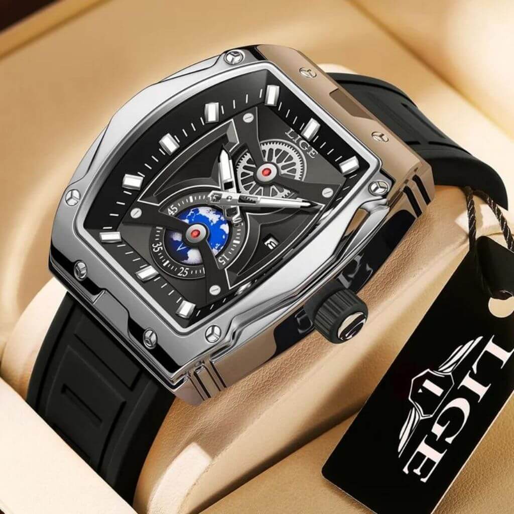 Relógio Masculino de Luxo Casual