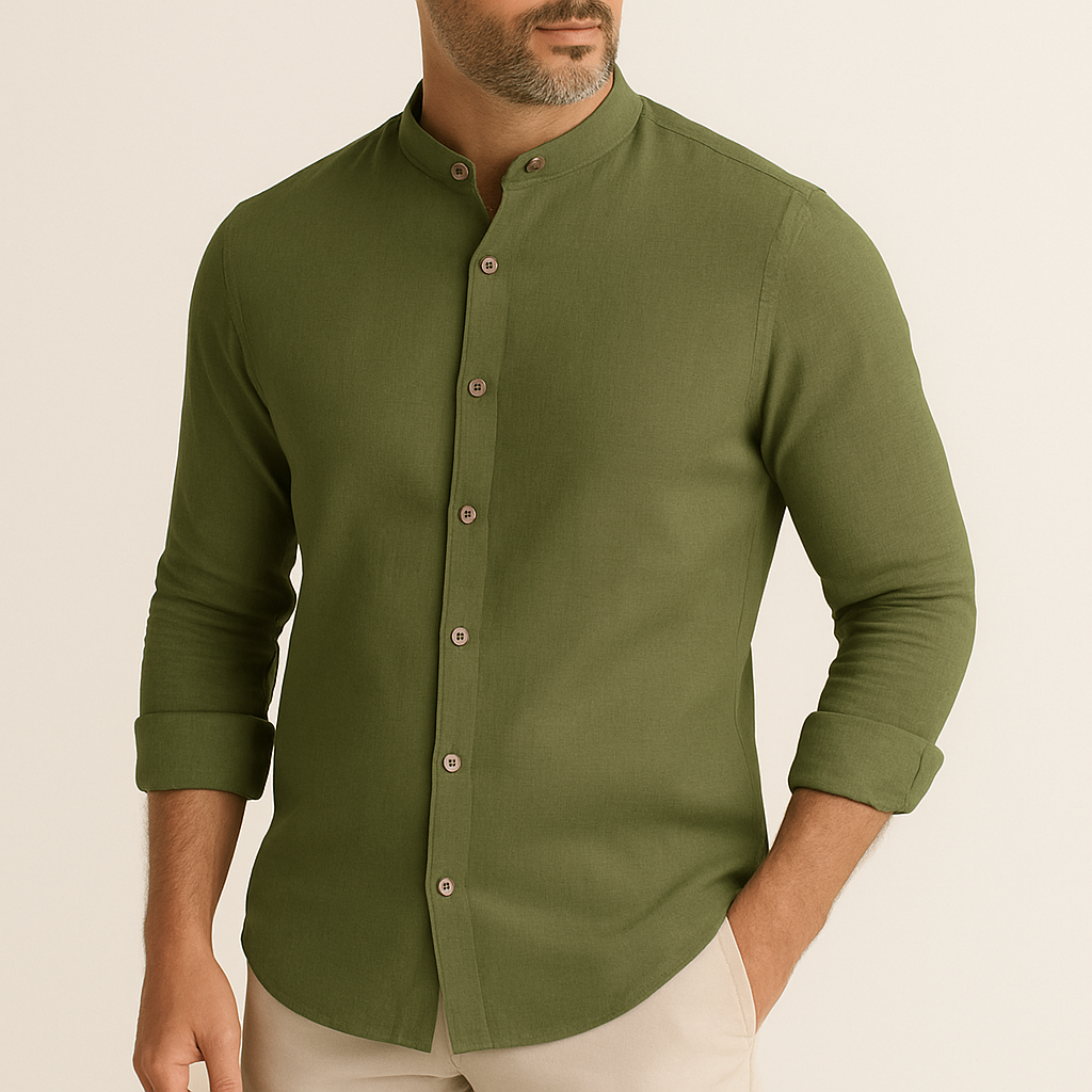 Camisa Gola Padre Manga Longa