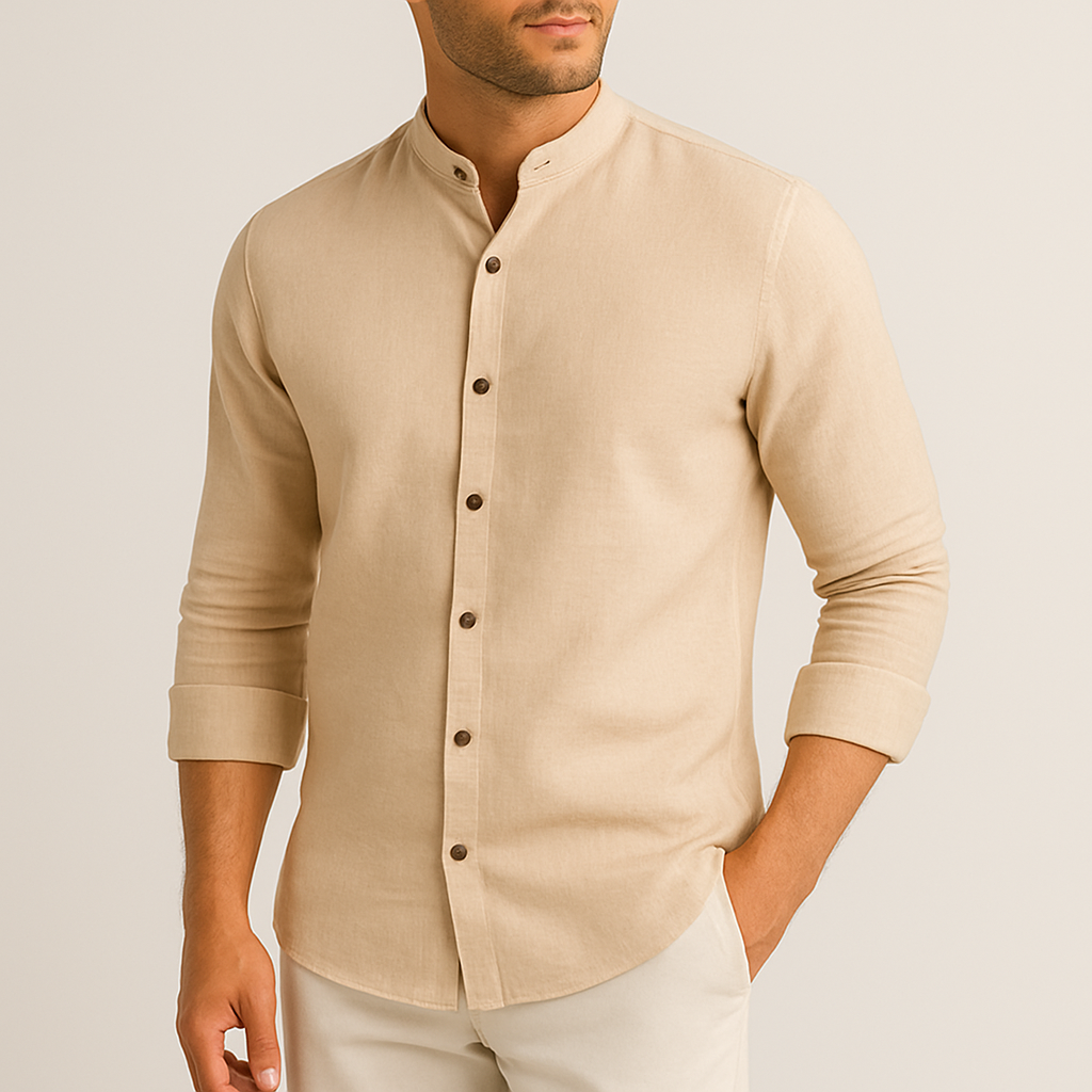 Camisa Gola Padre Manga Longa