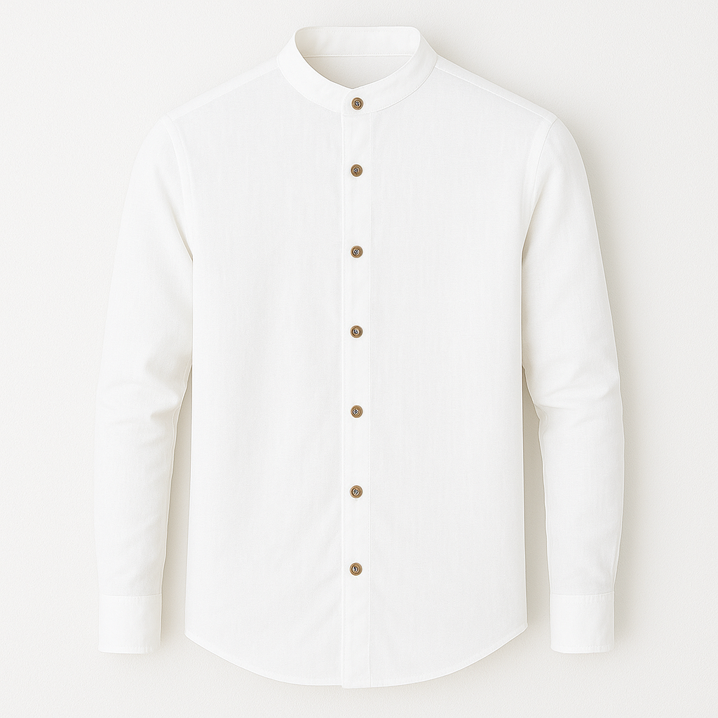 Camisa Gola Padre Manga Longa