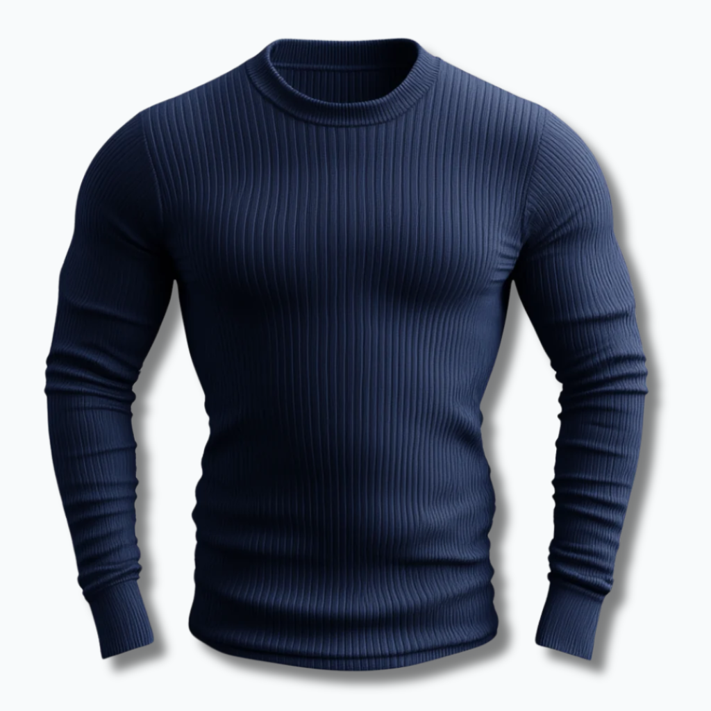 Camisa Manga Longa Gino Navy Blue