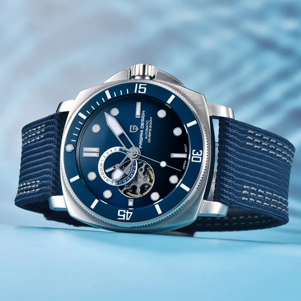 Relógio Pagani Design Lux Blue