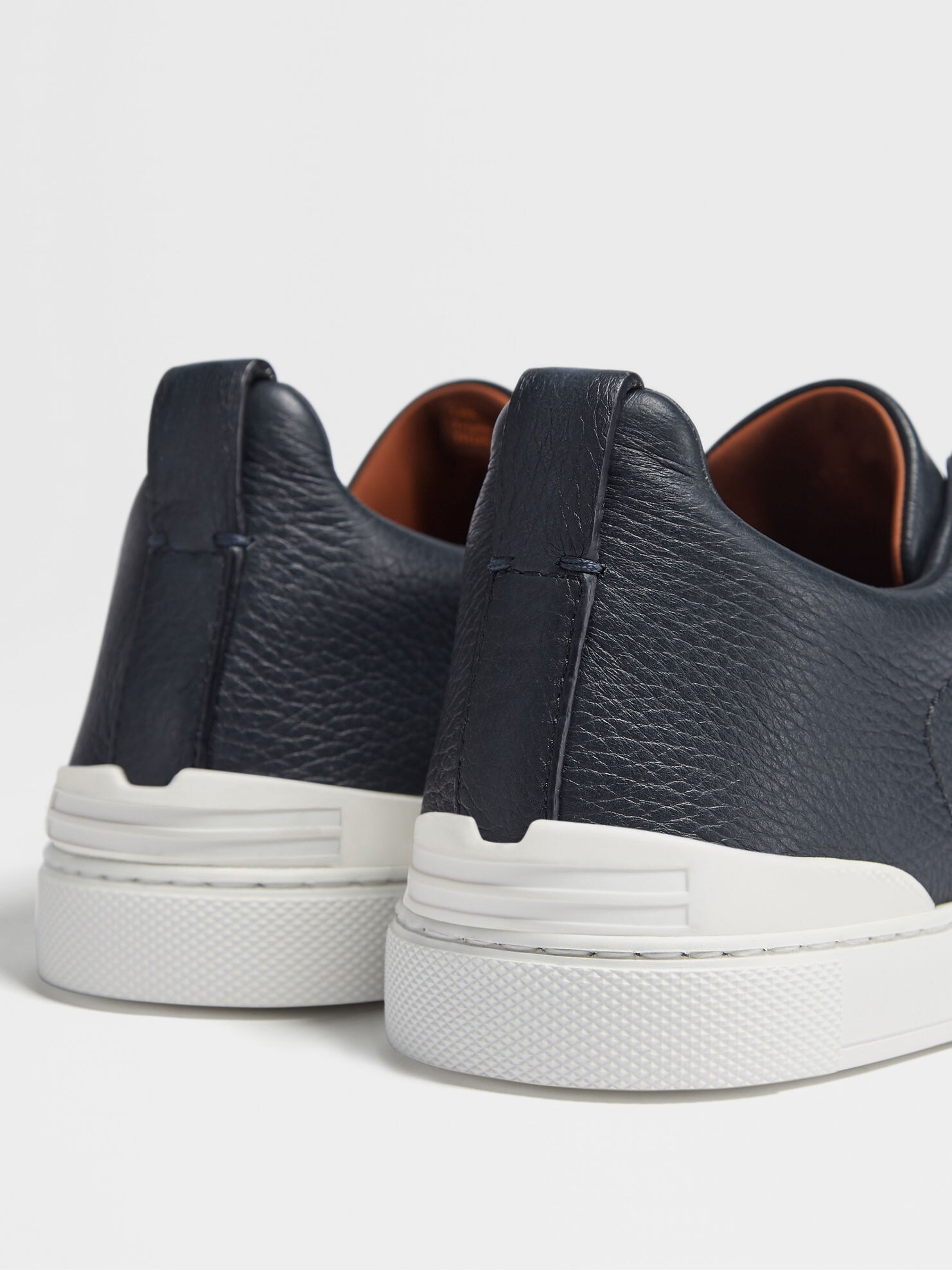 Tenis Zegna Triple Stitch Couro