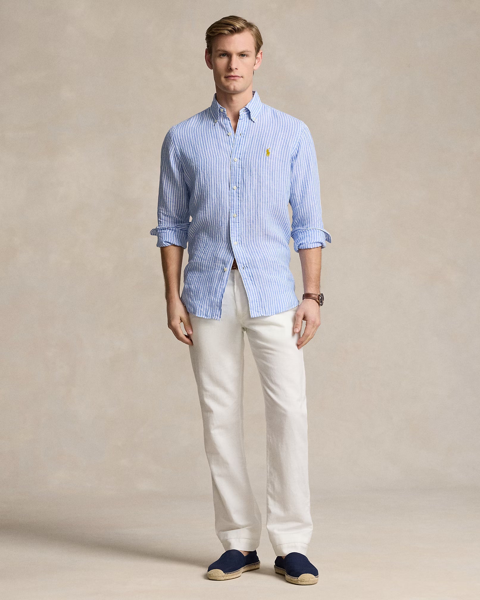 Camisa Ralph Lauren- Algodão listrada