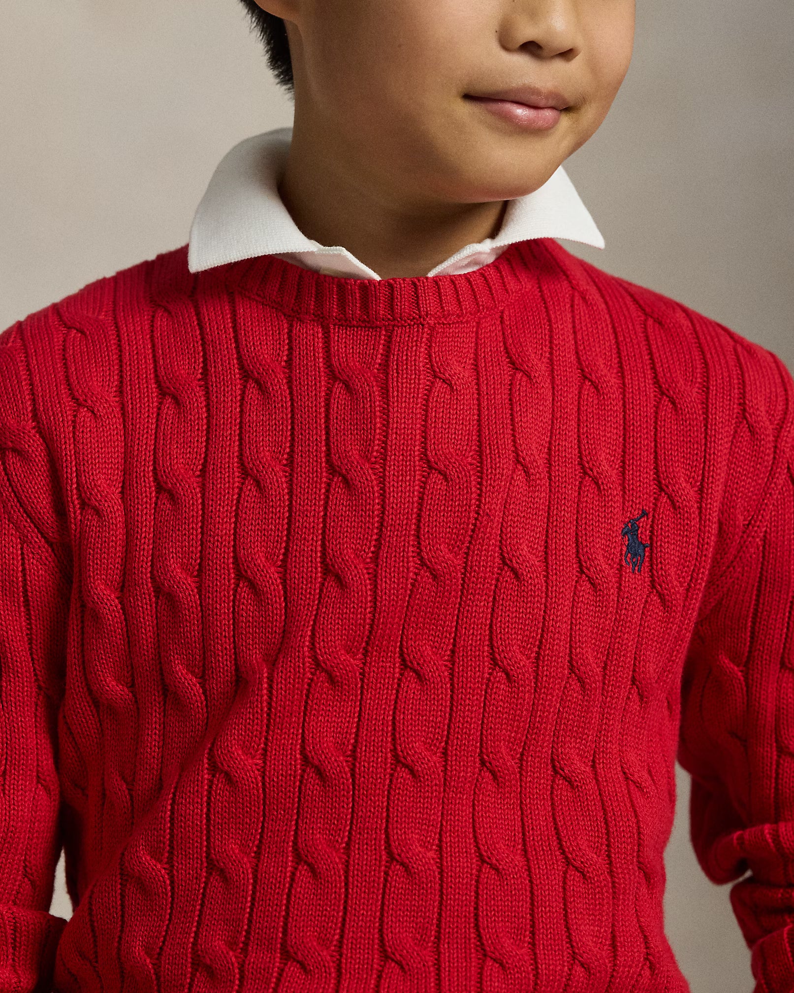 Suéter de Algodão com Tranças