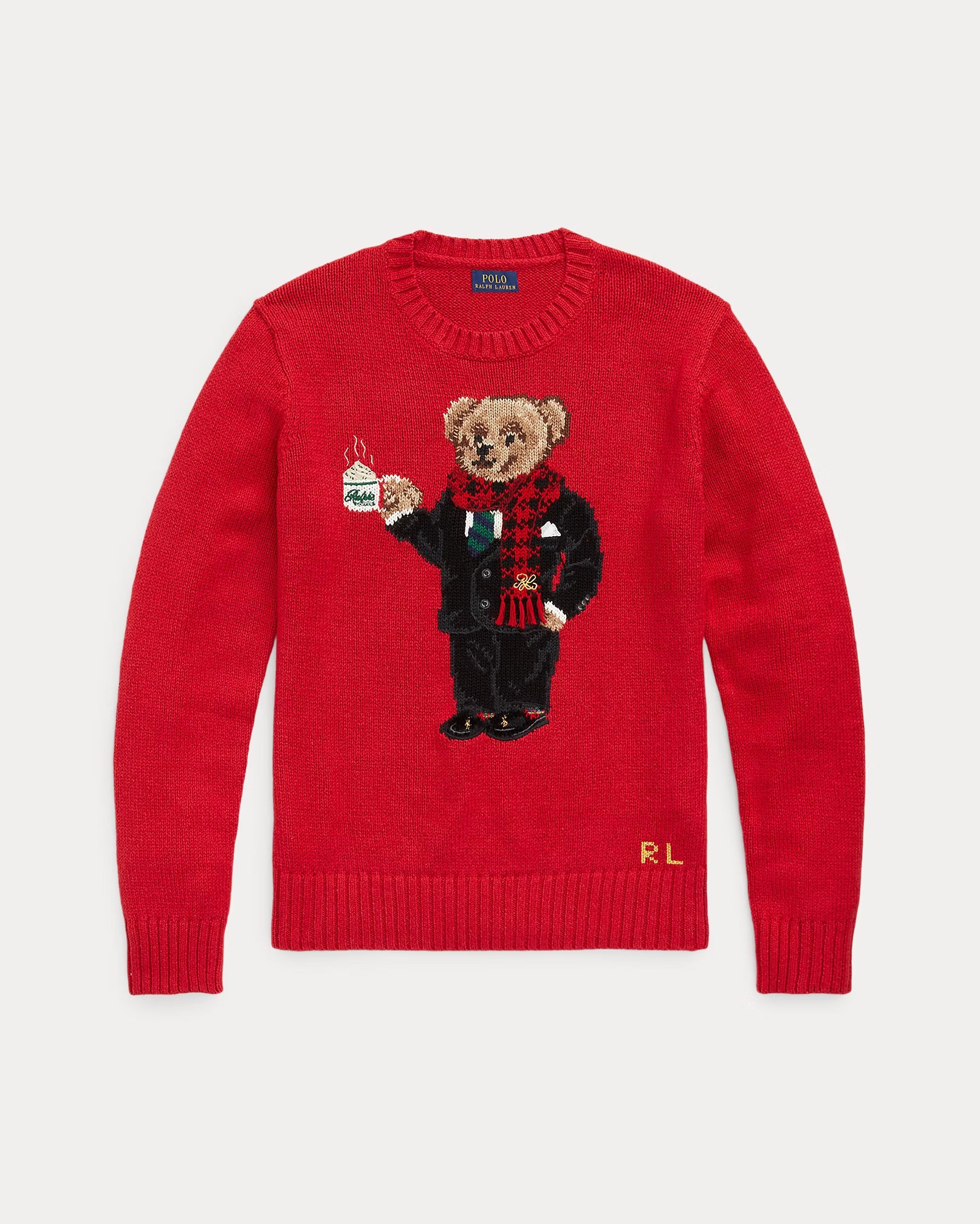 Suéter Ralph Lauren Infantil - Polo Bear Vermelho