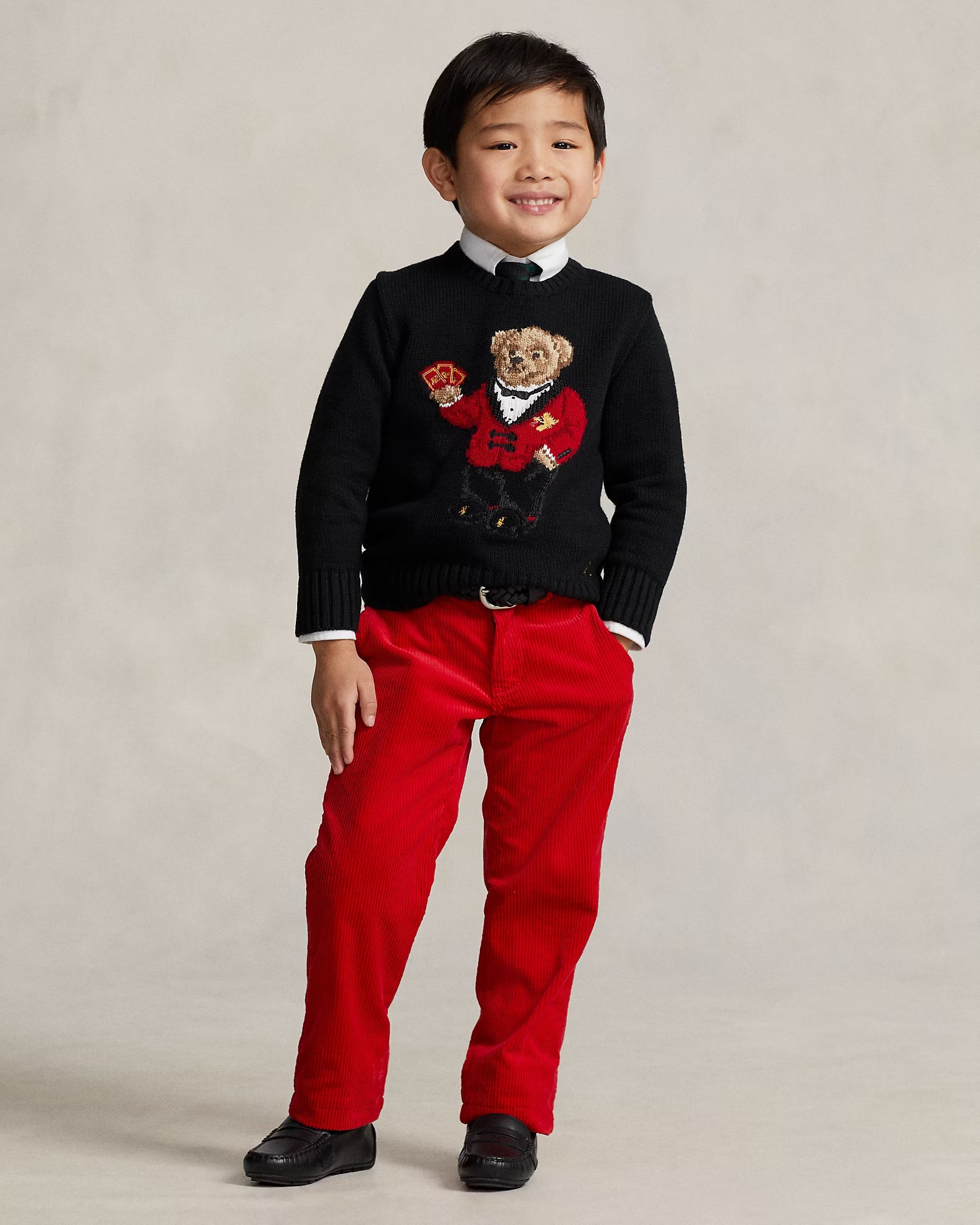 Suéter Ralph Lauren Infantil -Polo Bear Preto