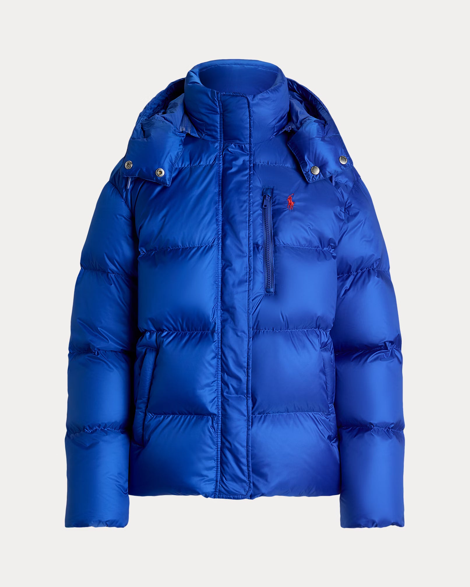 Jaqueta puffer de plumas de peso médio