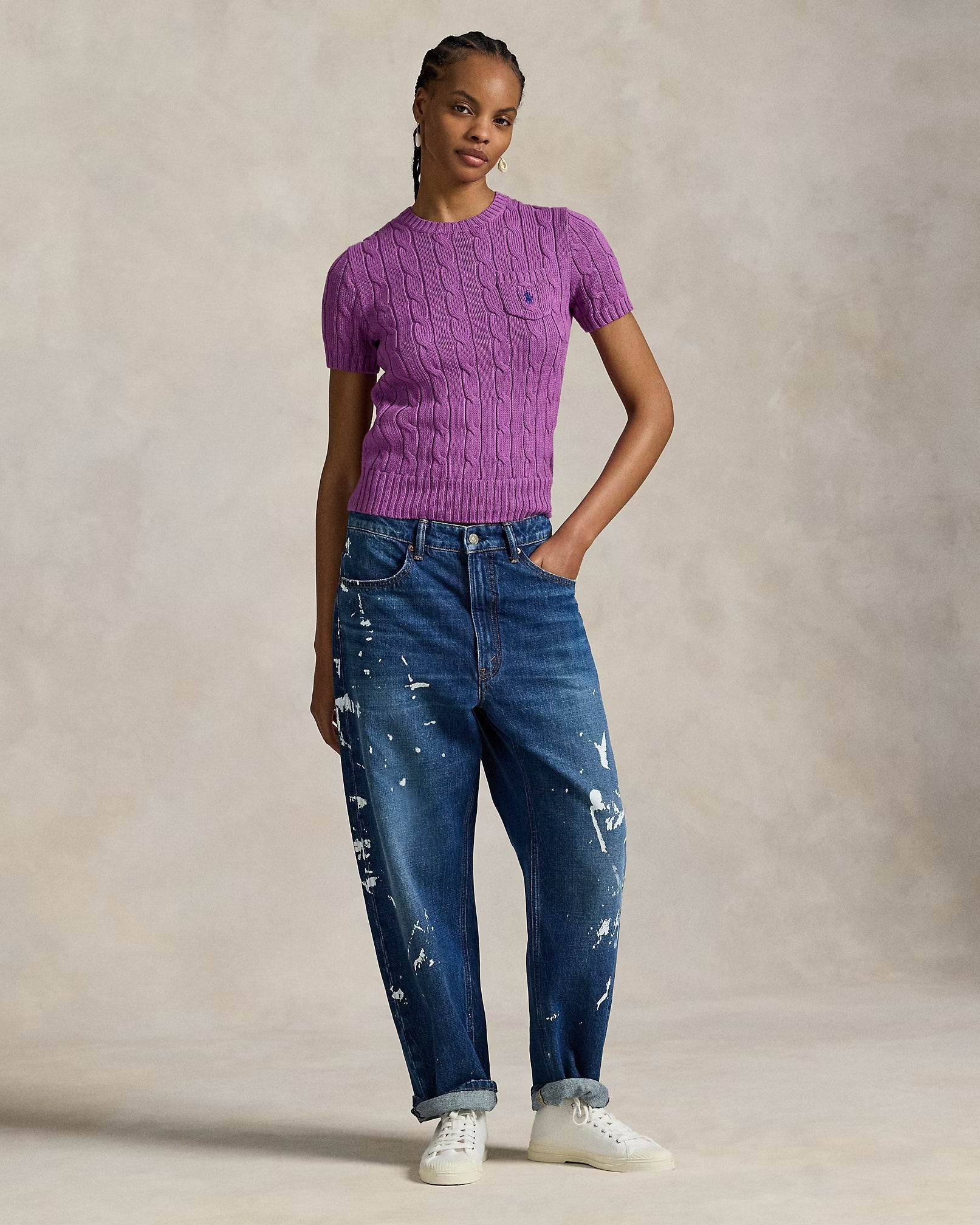 Suéter Ralph Lauren | Manga Curta