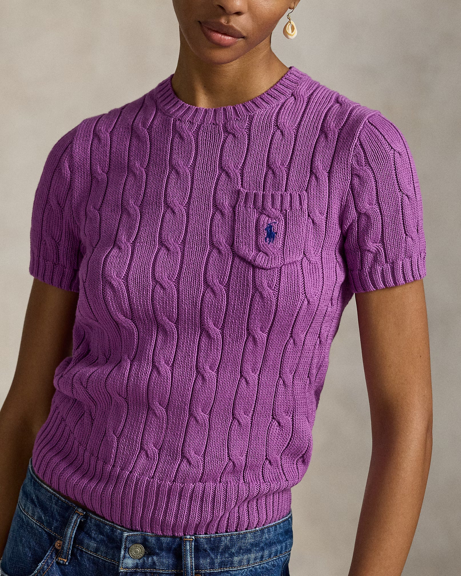 Suéter Ralph Lauren | Manga Curta