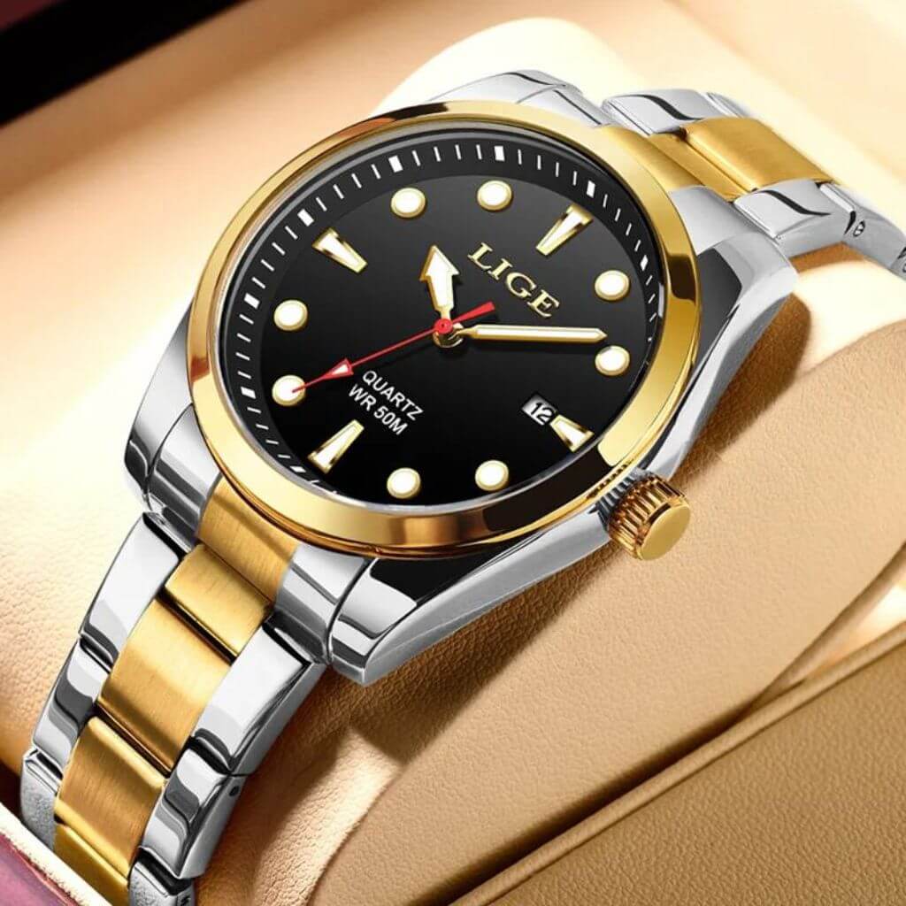Relógio Masculino de Luxo Impermeável