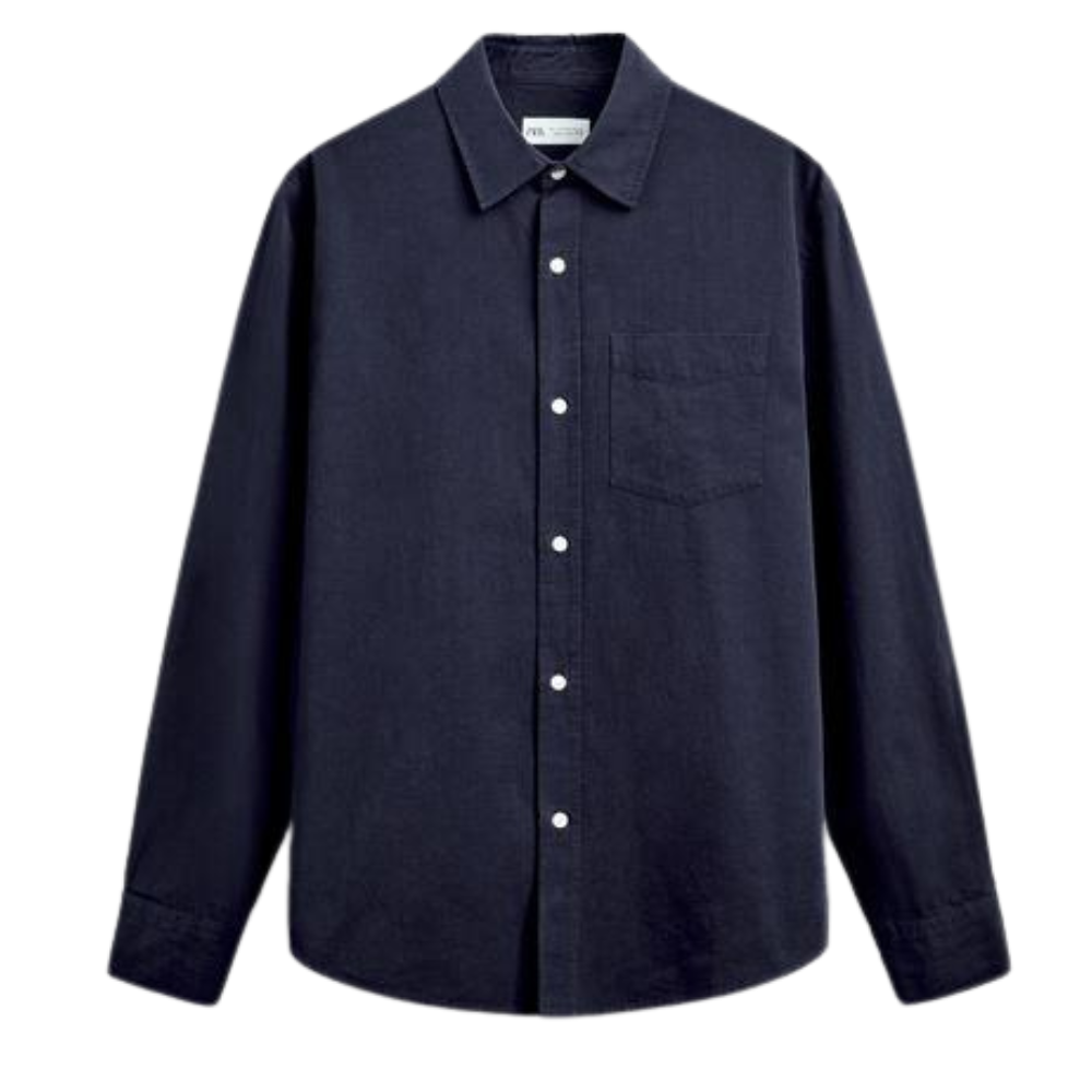 Conjunto Old Money Masculino Blue- 3 Peças Camisa+ Calça+ Loafer Loro Piana