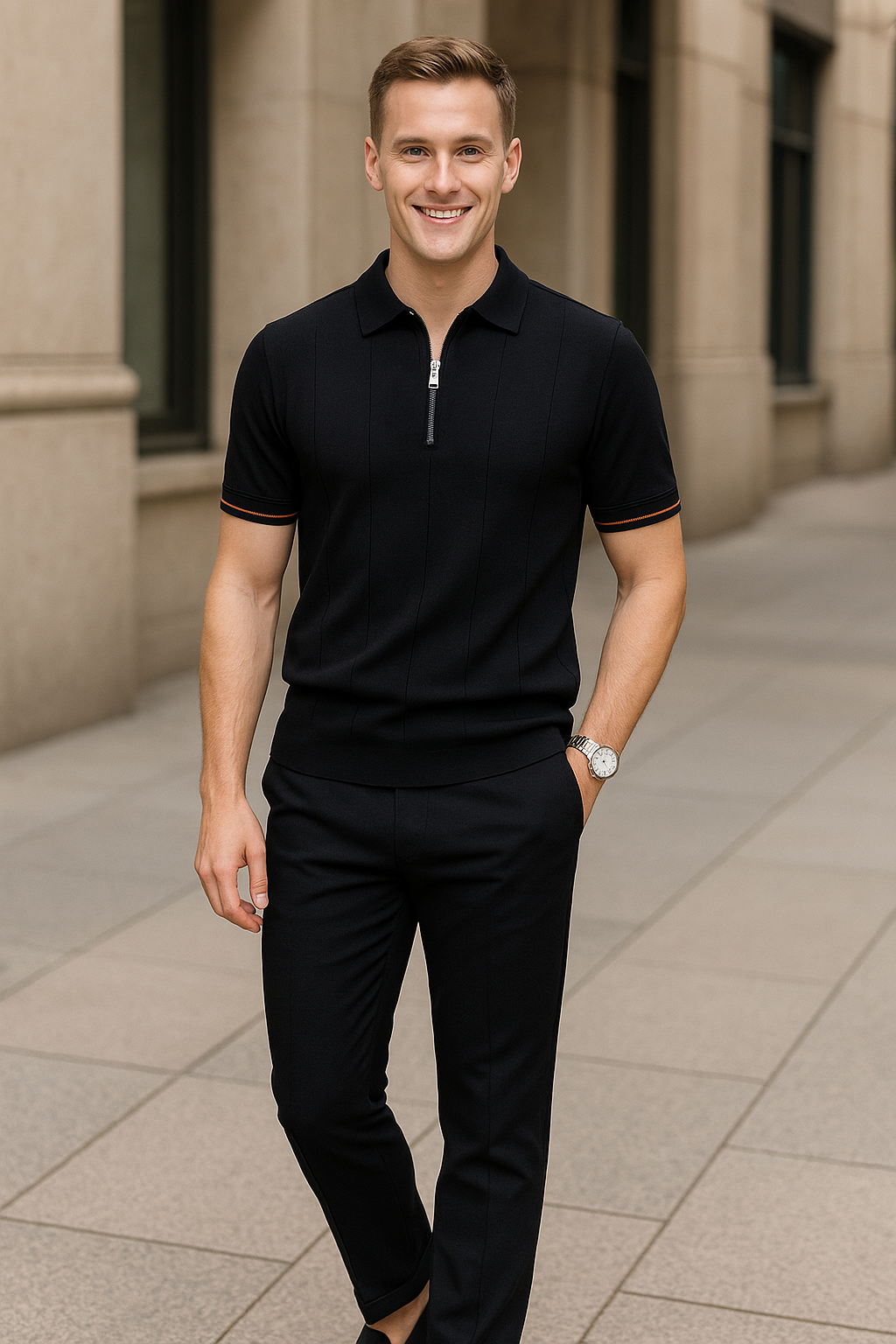 Camisa Polo Golfe Black