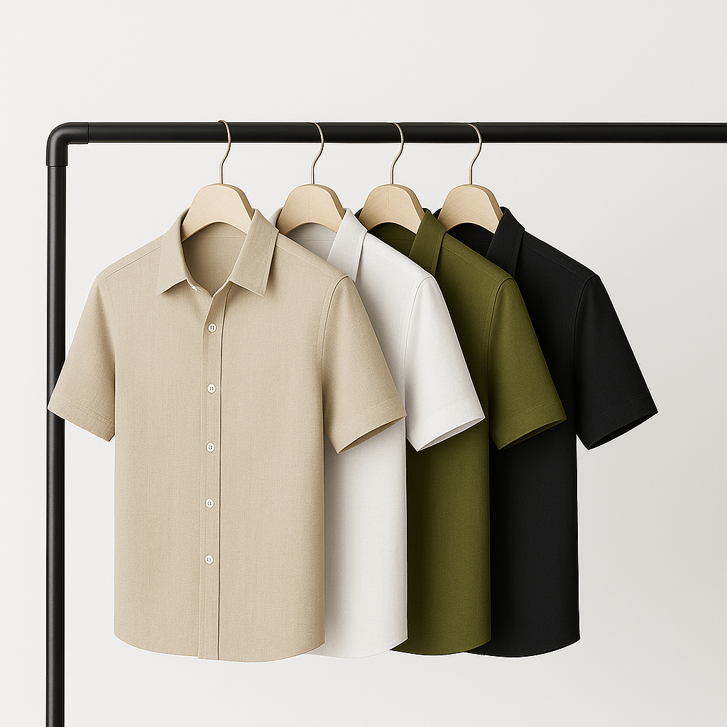 Camisa de Linho Masculina Veneza