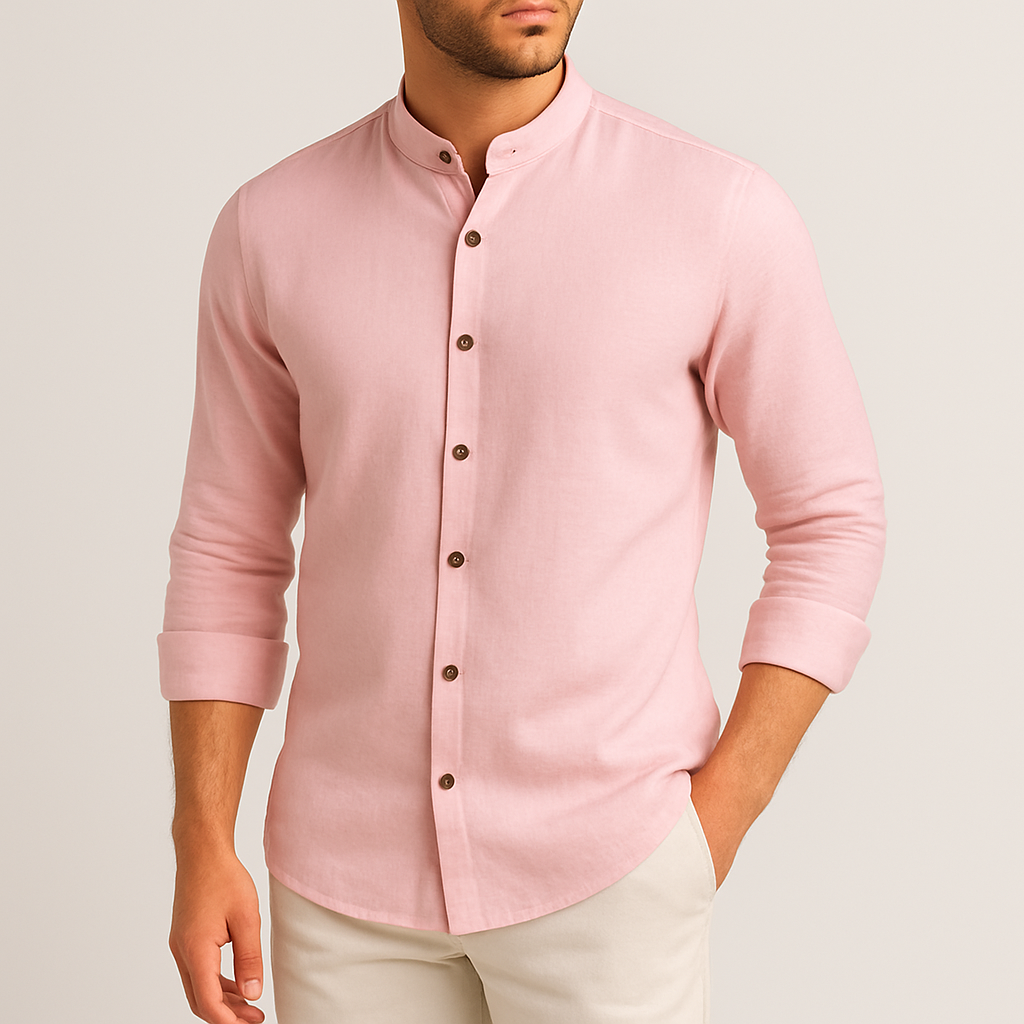 Camisa Gola Padre Manga Longa