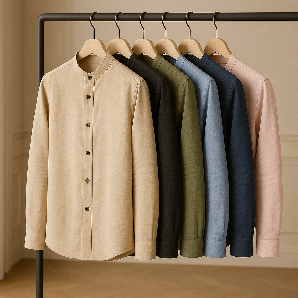 Camisa Gola Padre Manga Longa