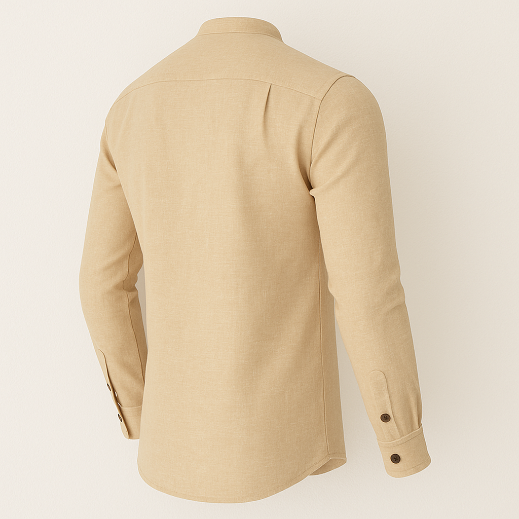 Camisa Gola Padre Manga Longa