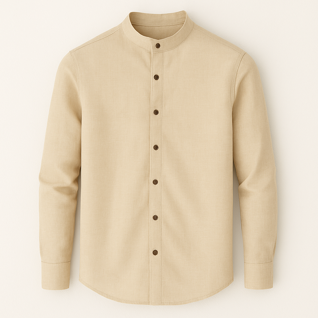 Camisa Gola Padre Manga Longa