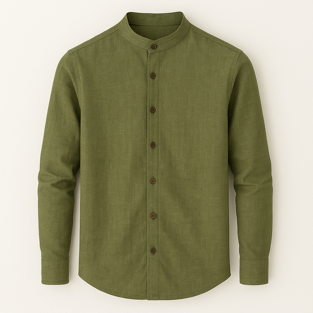 Camisa Gola Padre Manga Longa