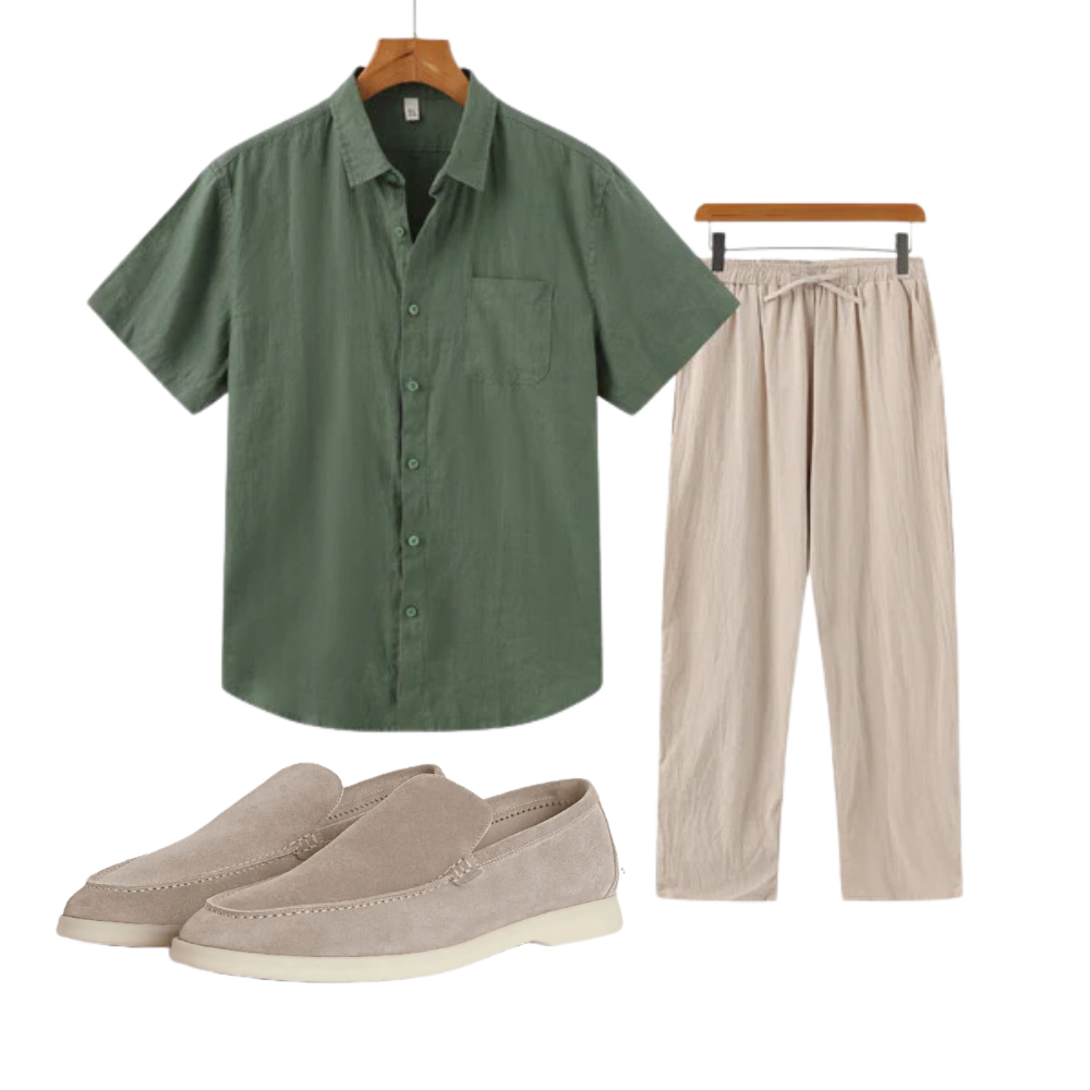 Estilo Old Money Masculino- 3 Peças- Versão Veneza