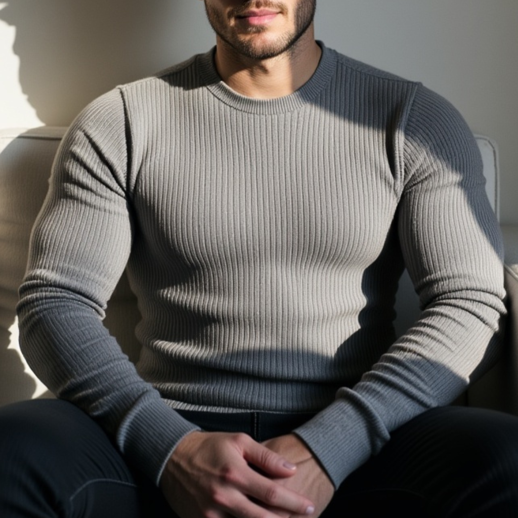 Camisa Manga Longa Gino Dark Gray