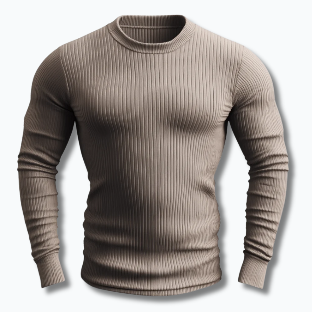 Camisa Manga Longa Gino Taupe