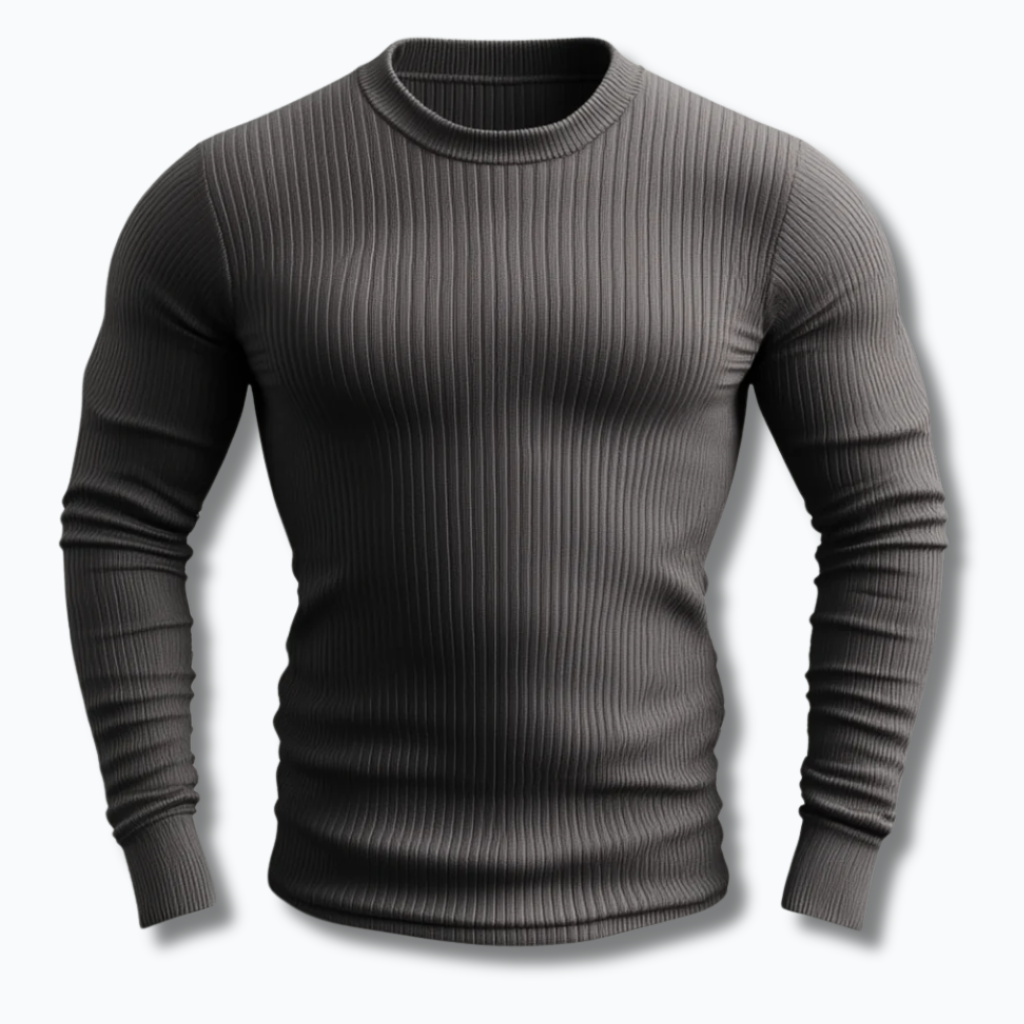 Camisa Manga Longa Gino Dark Gray