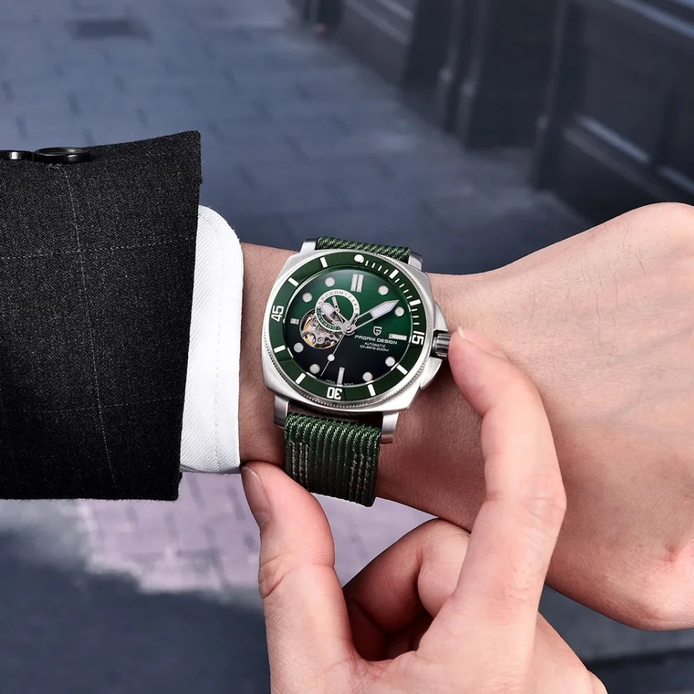 Relógio Pagani Design Inox Grenn