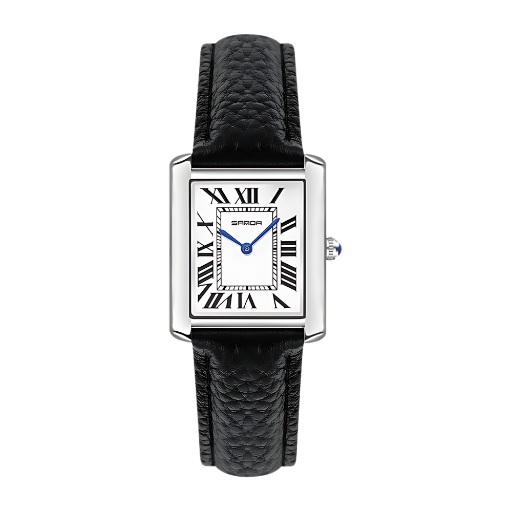 Relógio Clássico Louis Suíço- Inspirado no Cartier