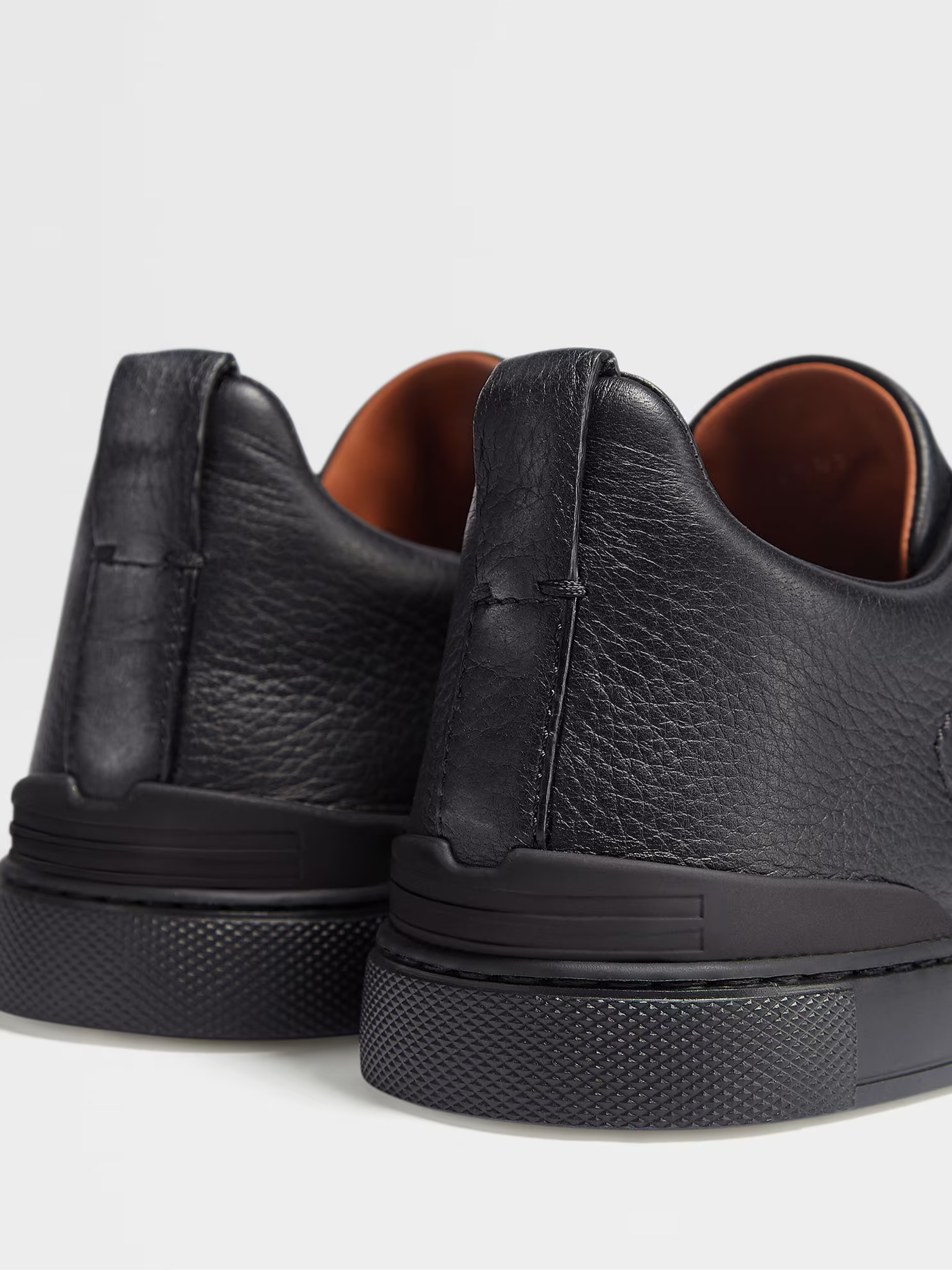 Tenis Zegna Triple Stitch Couro