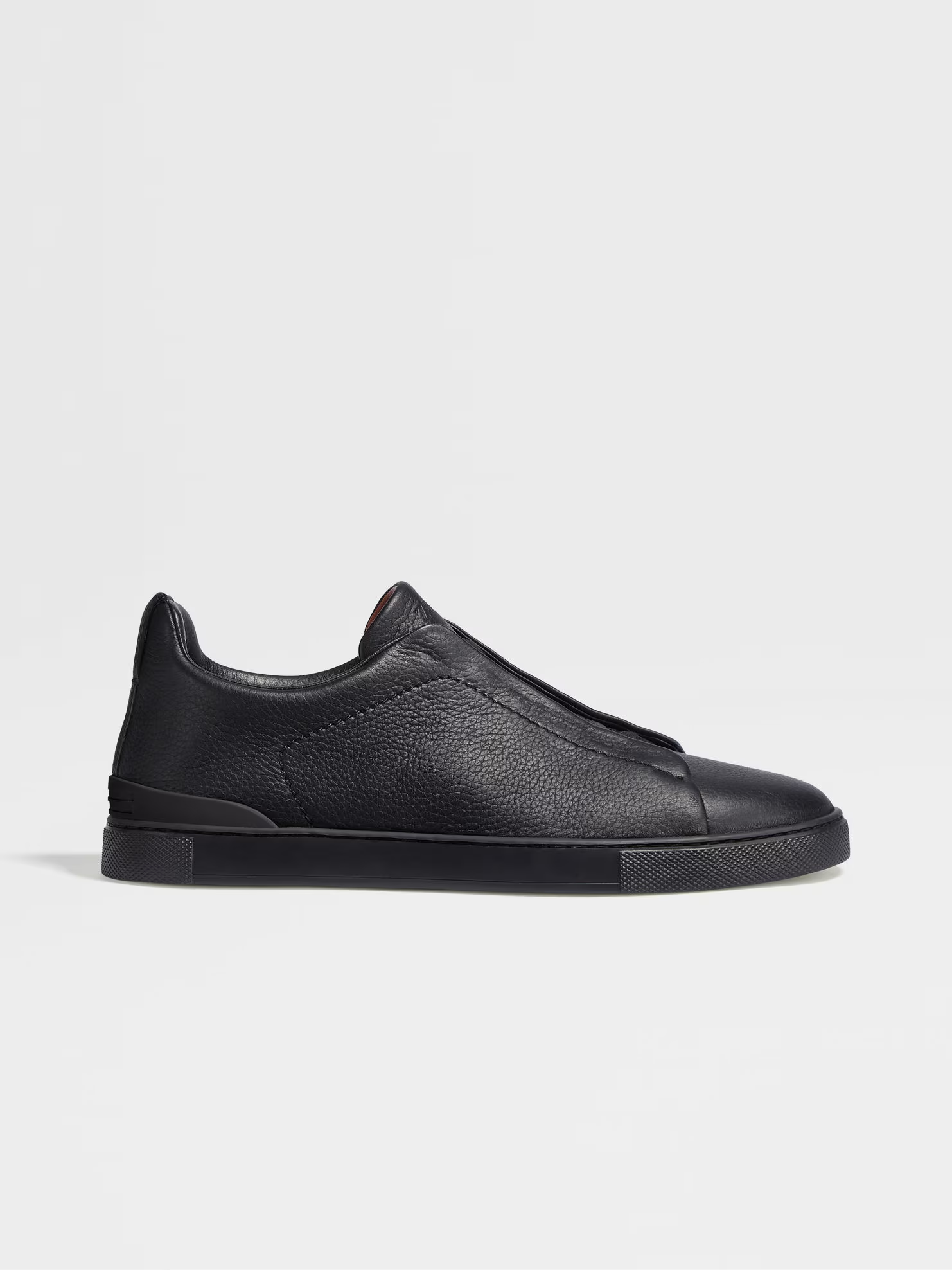 Tenis Zegna Triple Stitch Couro
