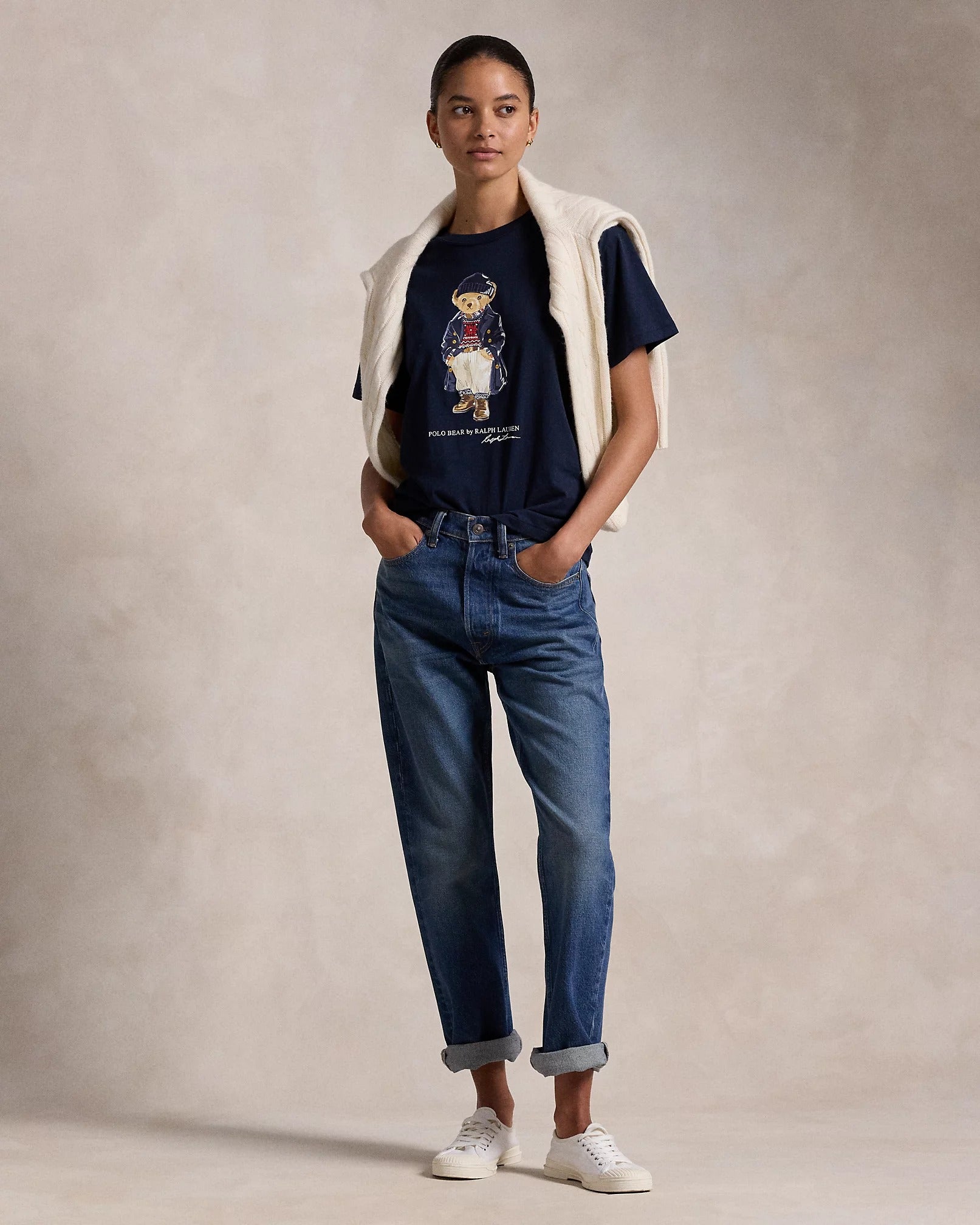 Camisa Ralph Lauren | Bear Touca Azul