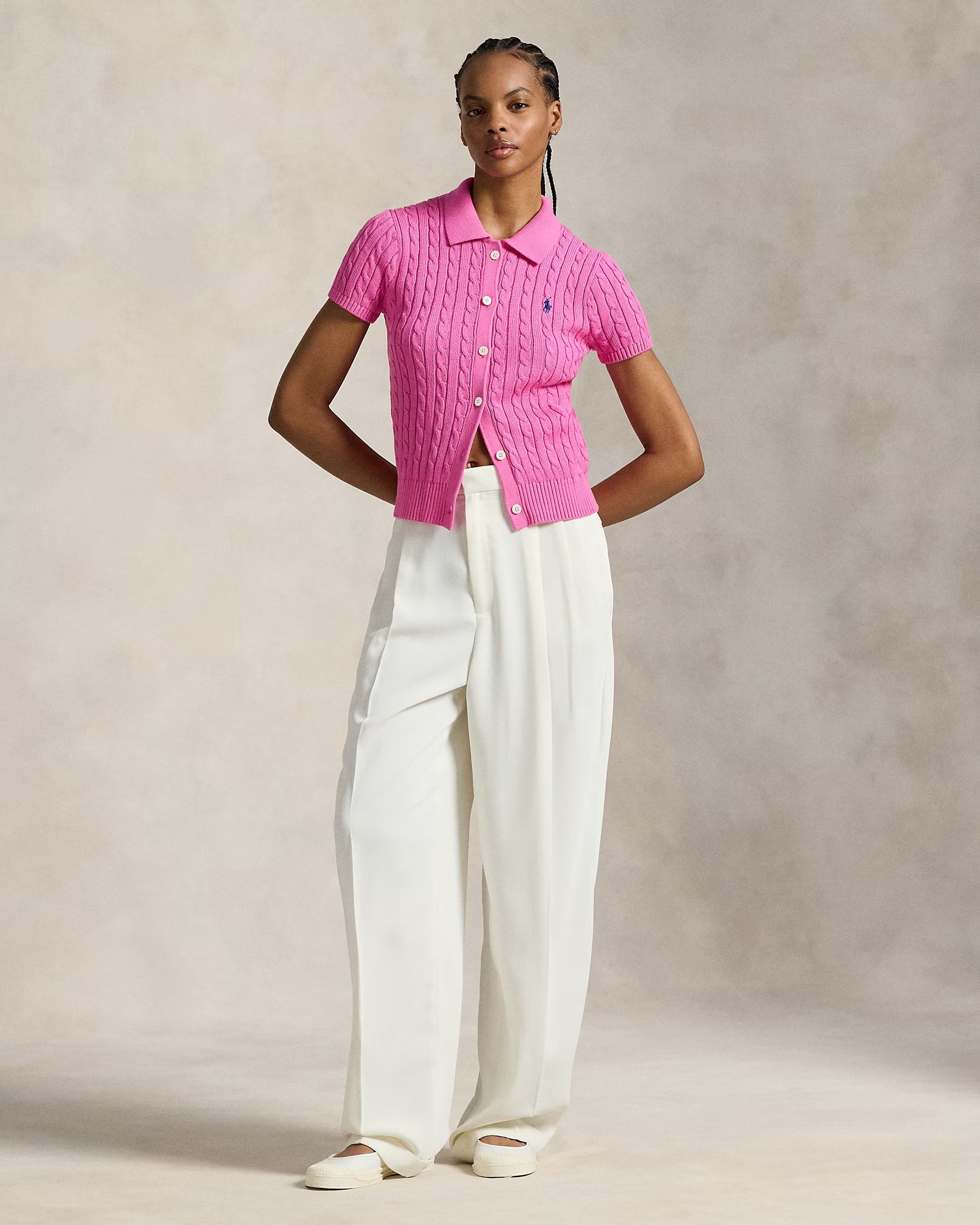 Cardigan Ralph Lauren | Manga Curta