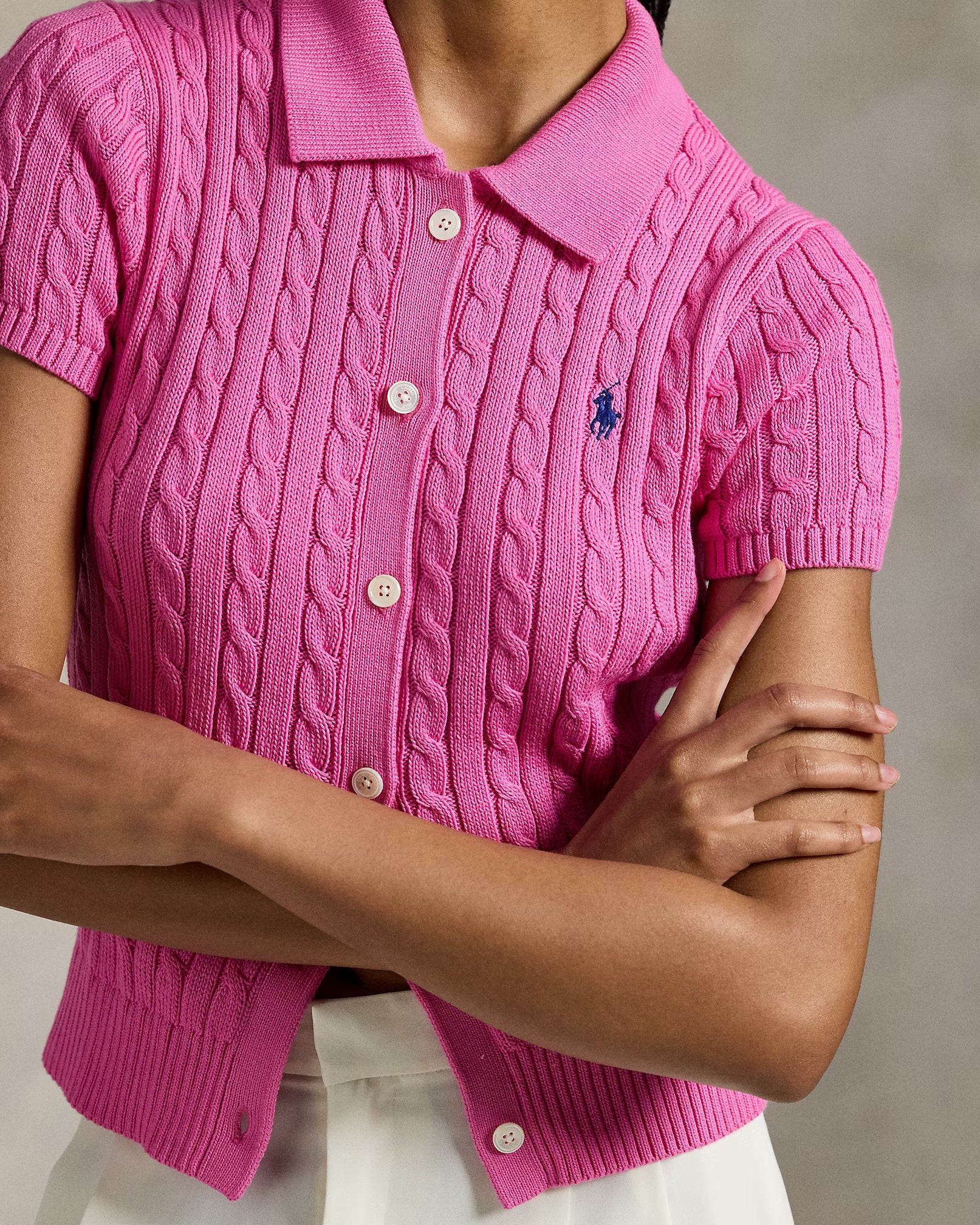 Cardigan Ralph Lauren | Manga Curta