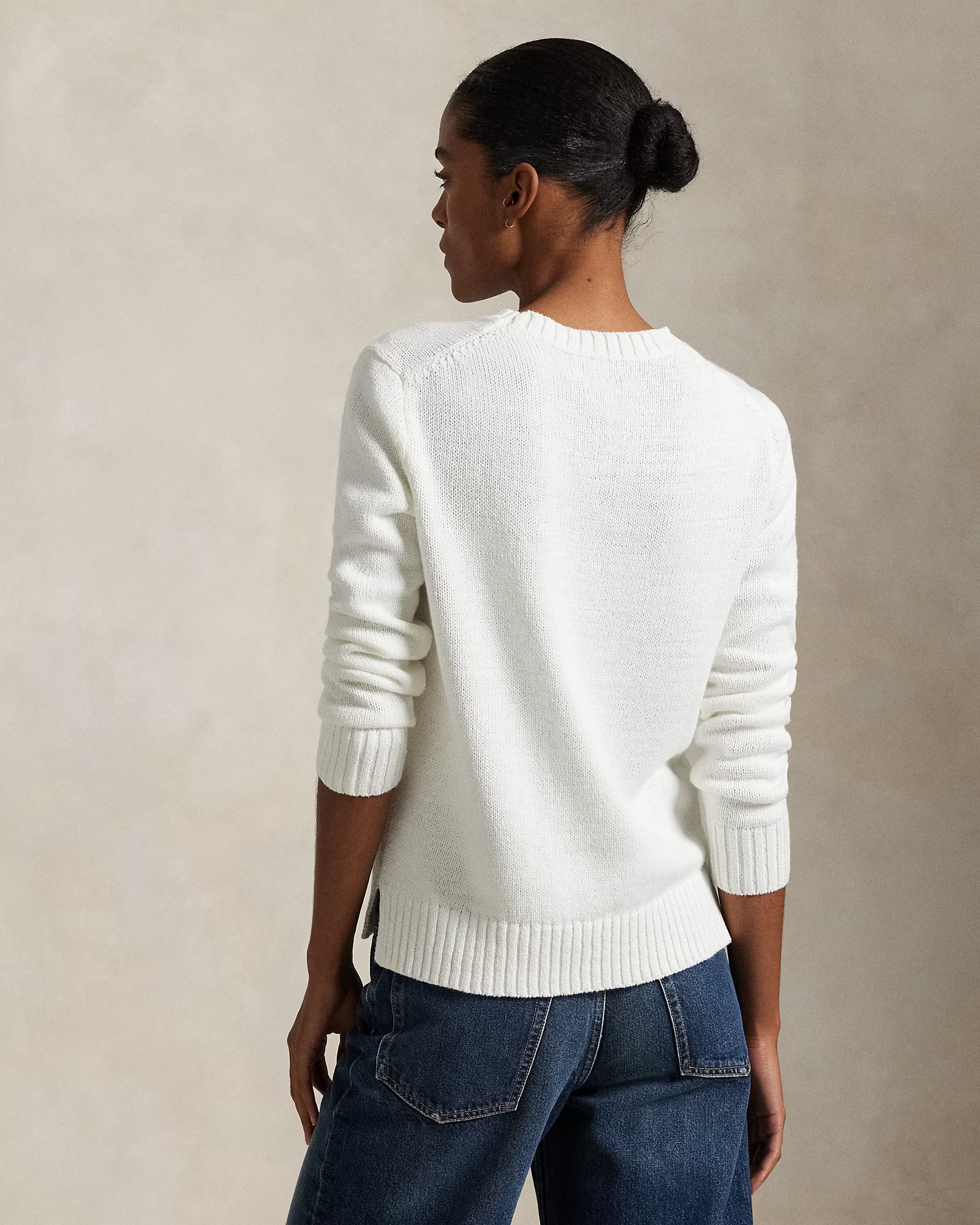 Suéter Ralph Lauren - Polo Bear  American Flag Branco